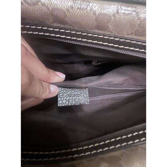 Gucci GG Canvas Leather Trim Tote Bag 29509 Web Detail w/ Legit App Tag - Picture 4 of 10